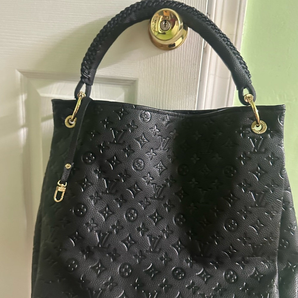 Louis Vuitton Black Empreinte Shoulder Bag